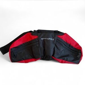 Northpole Red and Black Men's Belt Bag